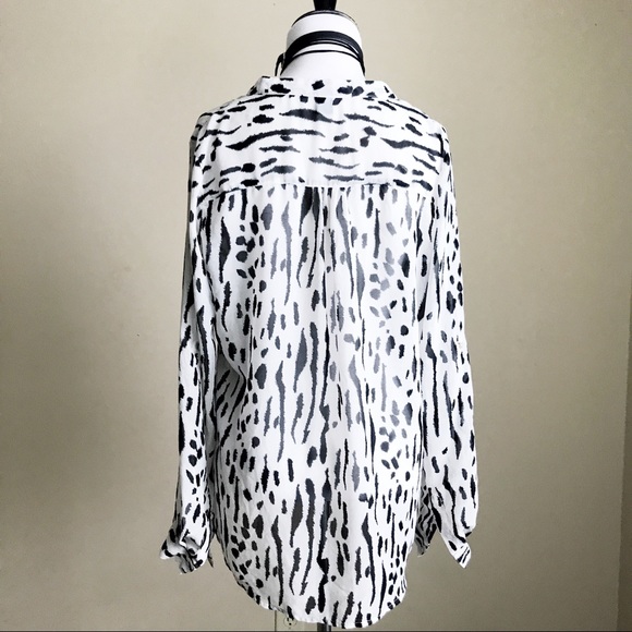 Forever21 Leopard Print Blouse - Picture 3 of 7